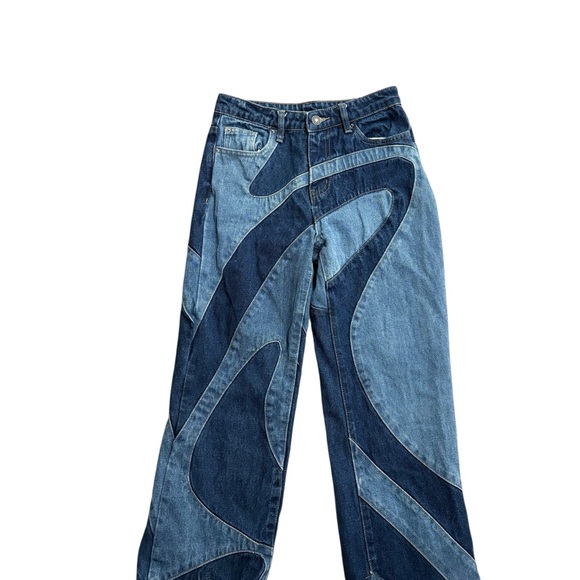 Jaded London Jeans Jaded Man & Curly Fry Slouchy Boyfriend Fit Size 25 NEW - Picture 6 of 11